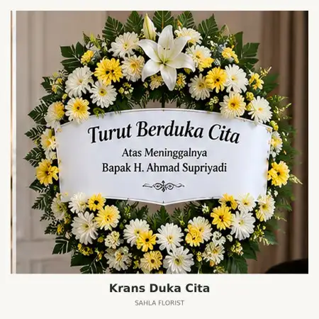 Krans Bunga Duka Makassar